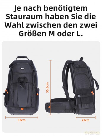 Rollei - Fotoliner L camera backpack Black