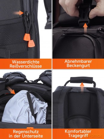 Rollei - Fotoliner L camera backpack Black
