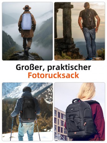Rollei - Fotoliner L camera backpack Black