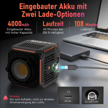 Rollei - LED Continuous Light RGB Cube 60