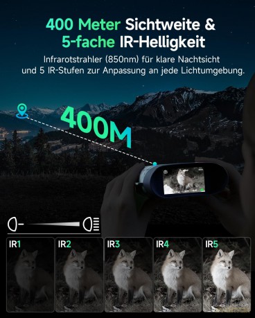 Rollei - NightVision 400 - Binoculars with 4K