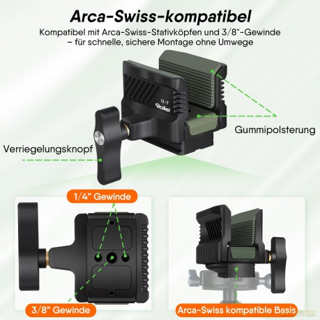 Rollei - Rifle Clamp - With Arca-Swiss - U-7