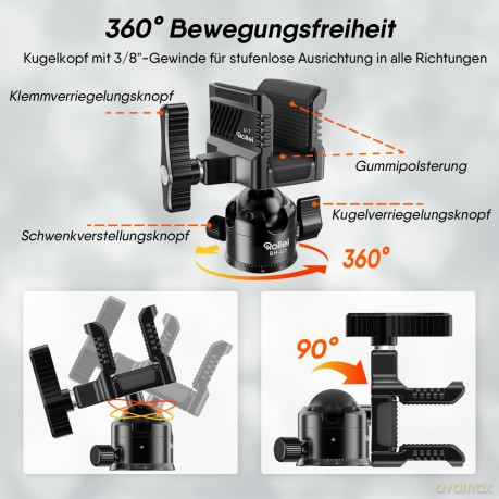 Rollei - Rifle Clamp with Ball Head