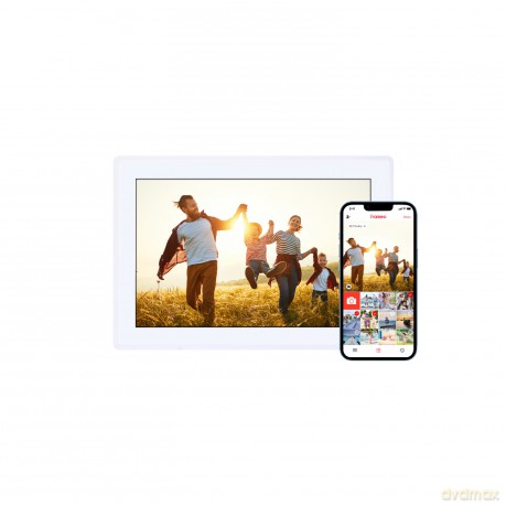 Rollei - Smarter picture frame - 10 Diagonal - WIFI - App Control - Model 100 - 10.1-inch - white