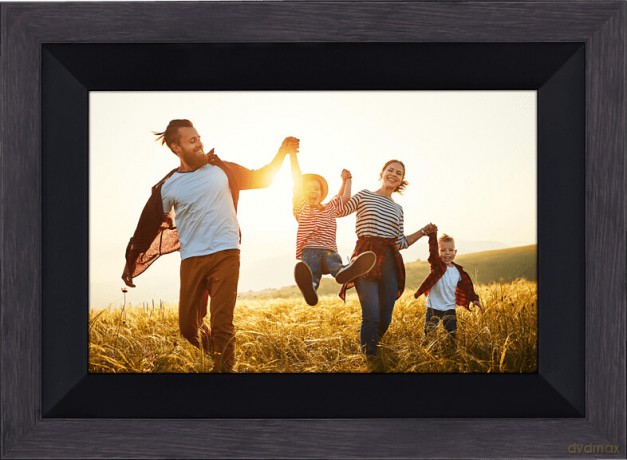 Rollei - Smarter picture frame - 10 Diagonal - WIFI - App Control - Wood frame - Model 105 - 10.1