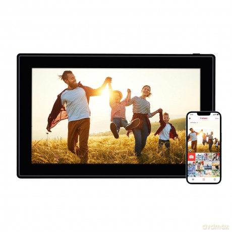 Rollei - Smarter picture frame - 15 Diagonal - WIFI - App Control - Model 150 - black
