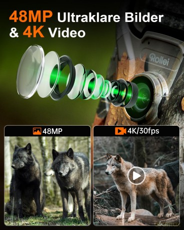 Rollei - Wildlife camera HD-30 - 4K - camouflage