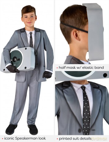 Rubies - Skibidi Toilet Child Costume - Speakerman (140 cm)