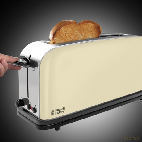 Russell Hobbs - Colours Plus 2 Slice Long Slot Toaster - Cream