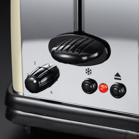 Russell Hobbs - Colours Plus 2 Slice Long Slot Toaster - Cream