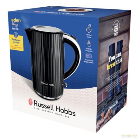 Russell Hobbs - Eden Kettle - Black - 1.7L
