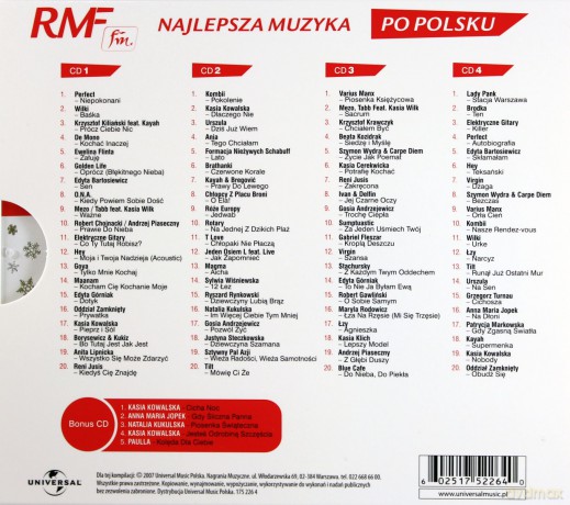 RMF FM Najlepsza Muzyka Po Polsku świąteczna edycja [5CD]