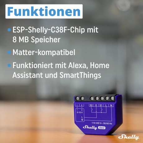 Shelly - Dimmer 0/1-10V PM Gen3