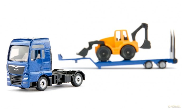 Siku MAN Truck with Backhoe Loader (313-1761)