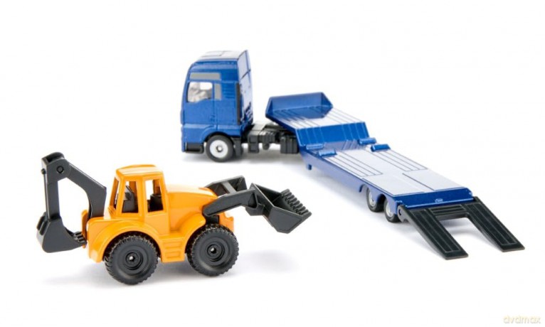 Siku MAN Truck with Backhoe Loader (313-1761)