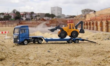 Siku MAN Truck with Backhoe Loader (313-1761)