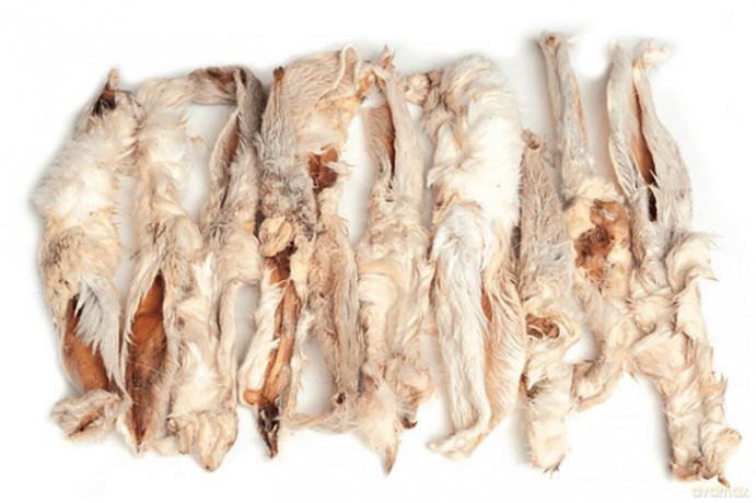 Snack´it - Rabbit Ears with Fur - 1kg