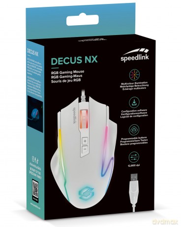 Speedlink - DECUS NX RGB Gaming Mouse - White