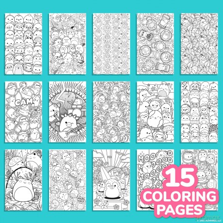 Squishmallows - Color And Sketch Book - (333-232620)