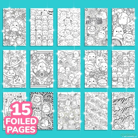 Squishmallows - Color And Sketch Book - (333-232620)