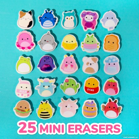Squishmallows - Eraser Set 25 Pcs (333-231675)