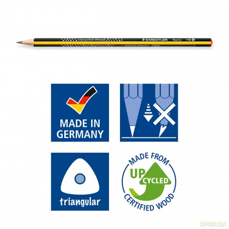 Staedtler - Cup Pencil Noris - 72 pcs (183-HBKP72)