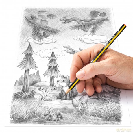 Staedtler - Cup Pencil Noris - 72 pcs (183-HBKP72)