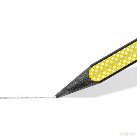 Staedtler - NORIX Pencil Set, 2 pencils, eraser and sharpener - Yellow (181 SBK2-1)