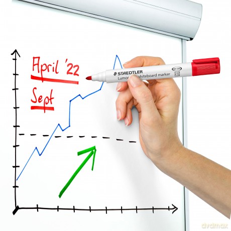 Staedtlet - Lumocolor whiteboard marker 2,0 mm - 10 pc. asst. (351 C10)