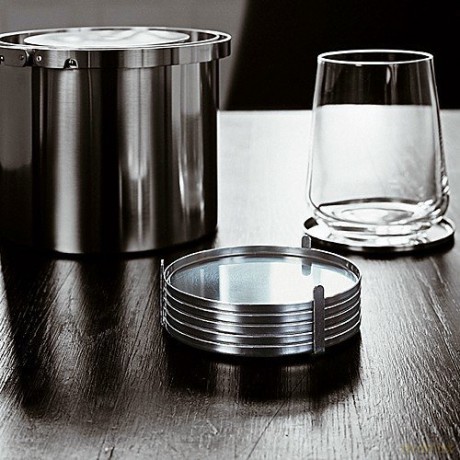 Stelton - Arne Jacobsen coaster - Steel - 8.5 cm