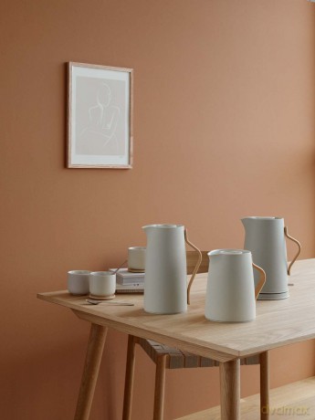 Stelton - Emma vacuum jug - Sand - 1L