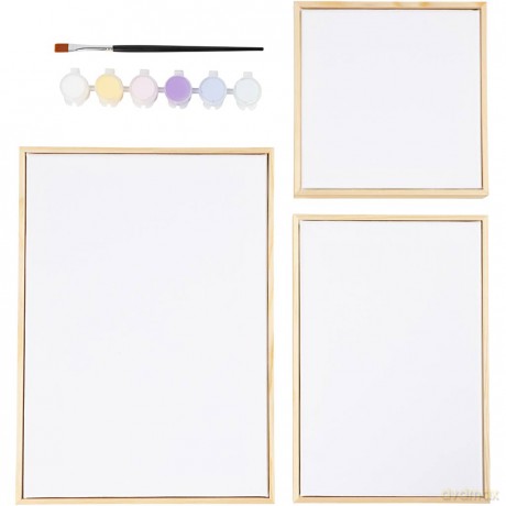 Stretched Canvas Mix - pastel colours (257269)