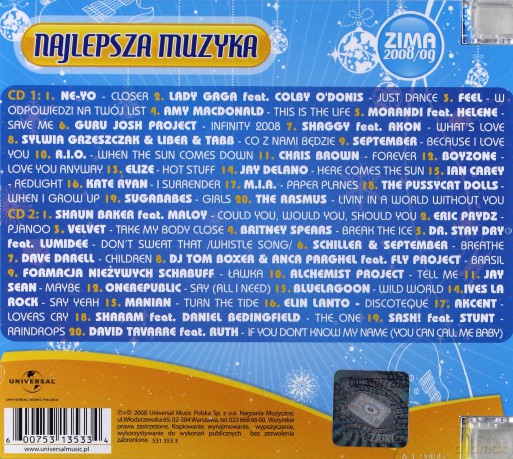 RMF FM Najlepsza Muzyka Zima 2009 [2CD]