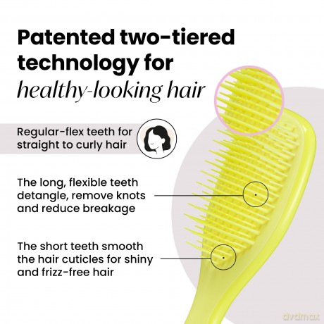 Tangle teezer - the ultimate detangler mini hyper yellow