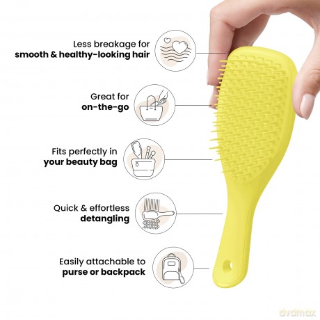 Tangle teezer - the ultimate detangler mini hyper yellow