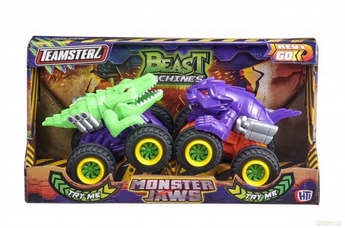 Teamsterz - Beast Machines 4 inch Power Jaws Die-Cast 2 Pack