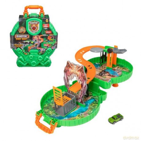Teamsterz - Dino Hunt Packaway Wheel Playset With 1 Car