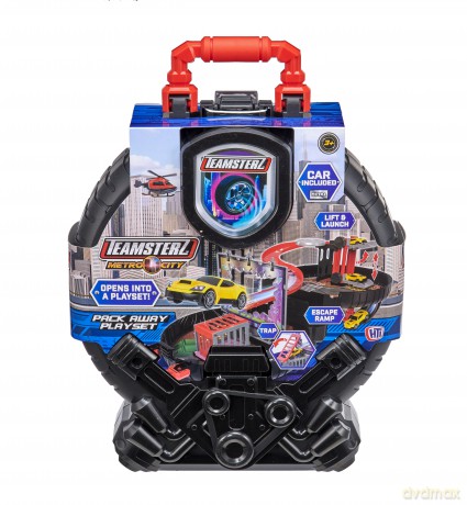 Teamsterz - Metro City Packaway Wheel Playset With 1 Car