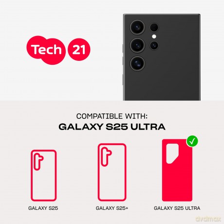 Tech21 - Evo Armor Magnet - Samsung Galaxy S25 - Ultra Black