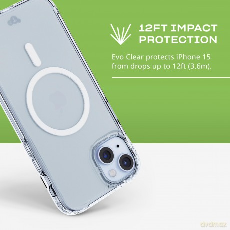 Tech21 - Evo Clear MagSafe iPhone 15 Plus Clear