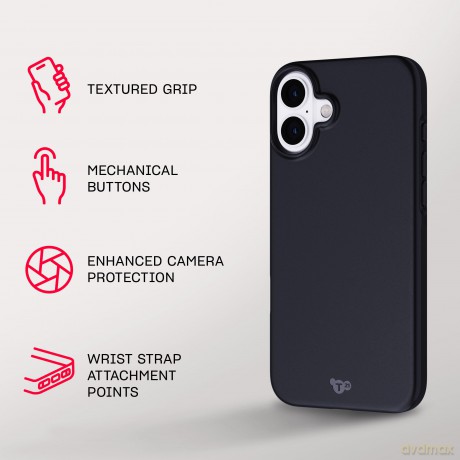 Tech21 - Evo Lite - Cover - iPhone 16 Plus - Black