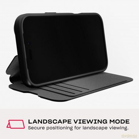 Tech21 - Evo Lite - Cover Wallet - iPhone 16 Plus - Black