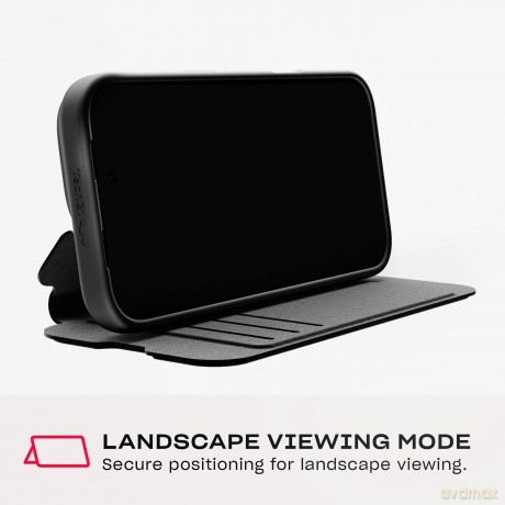 Tech21 - Evo Lite - Cover Wallet - iPhone 16 Pro Max - Black