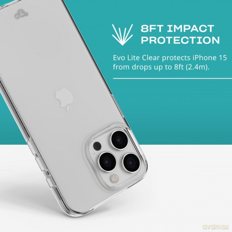 Tech21 - Evo Lite iPhone 15 Pro Max Clear