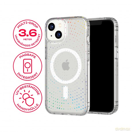 Tech21 - Evo Sparkle MagSafe - iPhone 13/14/15 - Clear