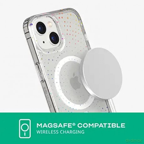 Tech21 - Evo Sparkle MagSafe - iPhone 14 Plus - Clear
