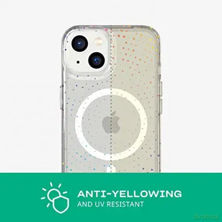 Tech21 - Evo Sparkle MagSafe - iPhone 14 Plus - Clear
