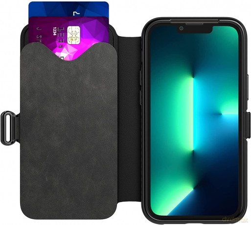 Tech21 - Evo Wallet - iPhone 13 Pro Max - Black
