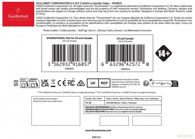 THRUSTMASTER SOL-R 6 THROTTLE