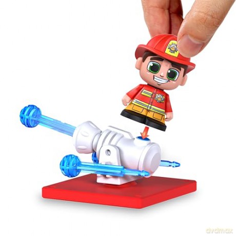 Tile Town - Fire Station, Magnetic Building Set